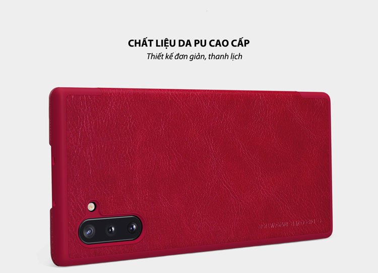 Bao da Samsung Galaxy Note 10 Nillkin QIN Series