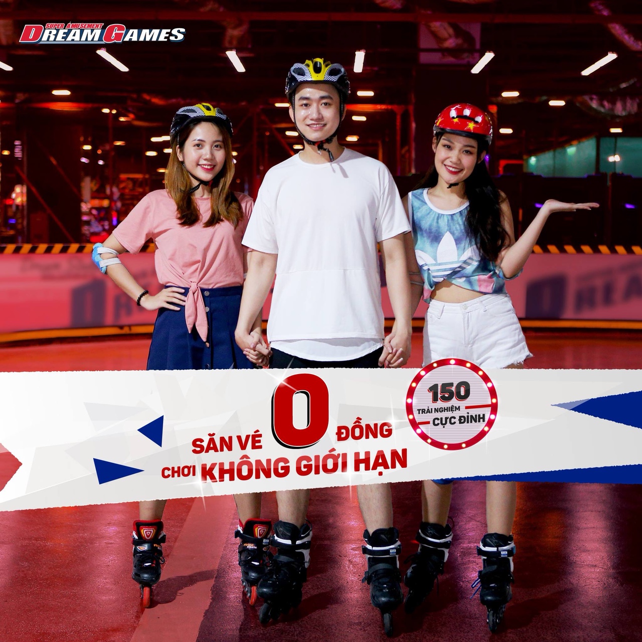 Combo Vé Vui Chơi Tại Dreamgames Royal City