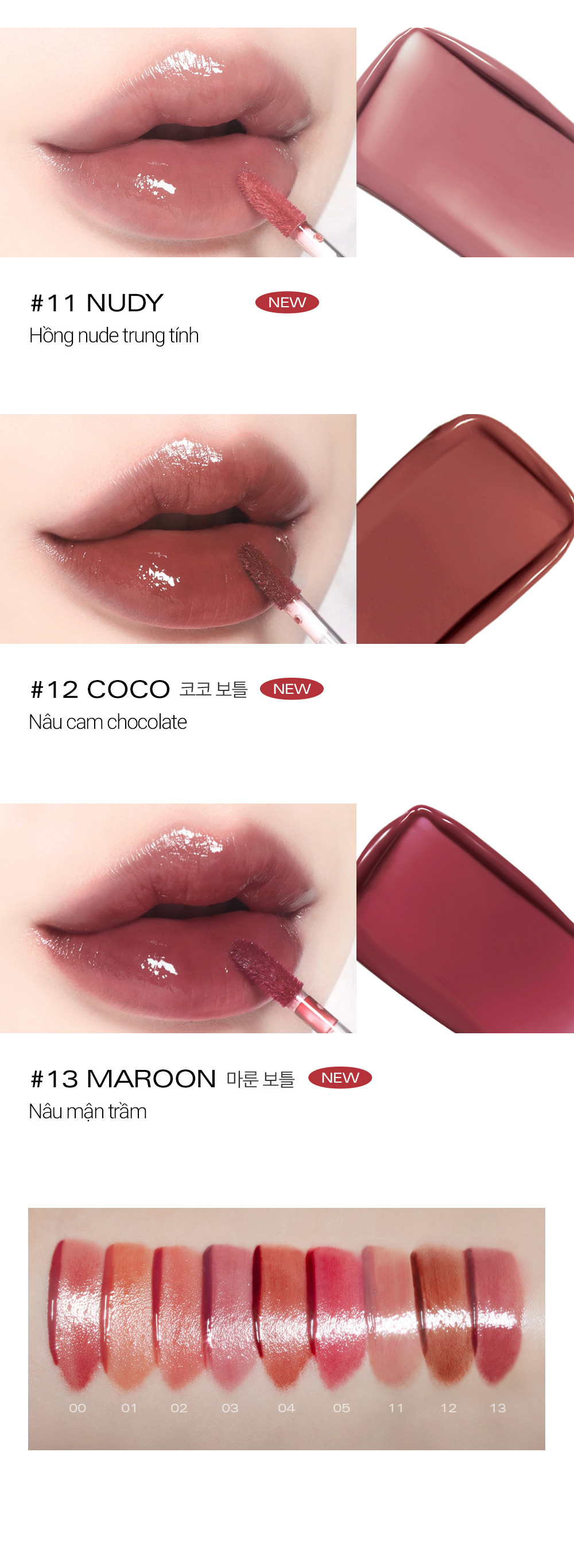 Son Tint Bóng Bbia Glow Lip Tint 3.2g