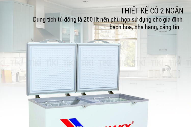 Tủ Đông Sanaky VH-2599W3 (200L) - Hàng Chính Hãng