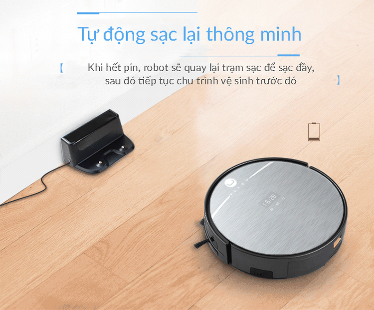 Robot hút bụi lau nhà Ultty SKJ RB01X - Hàng chính hãng