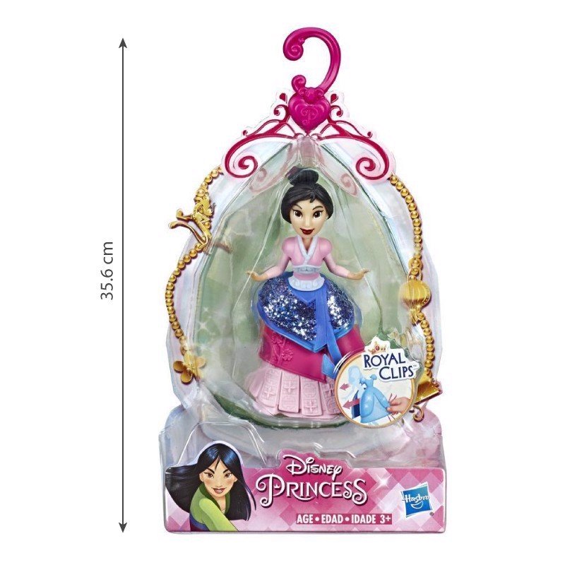 Đồ chơi búp bê công chúa Mulan mini Disney Princess E4864