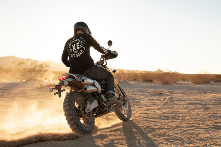 Xe Môtô Triumph Scrambler 1200 XE - COBALT BLUE/JET BLACK