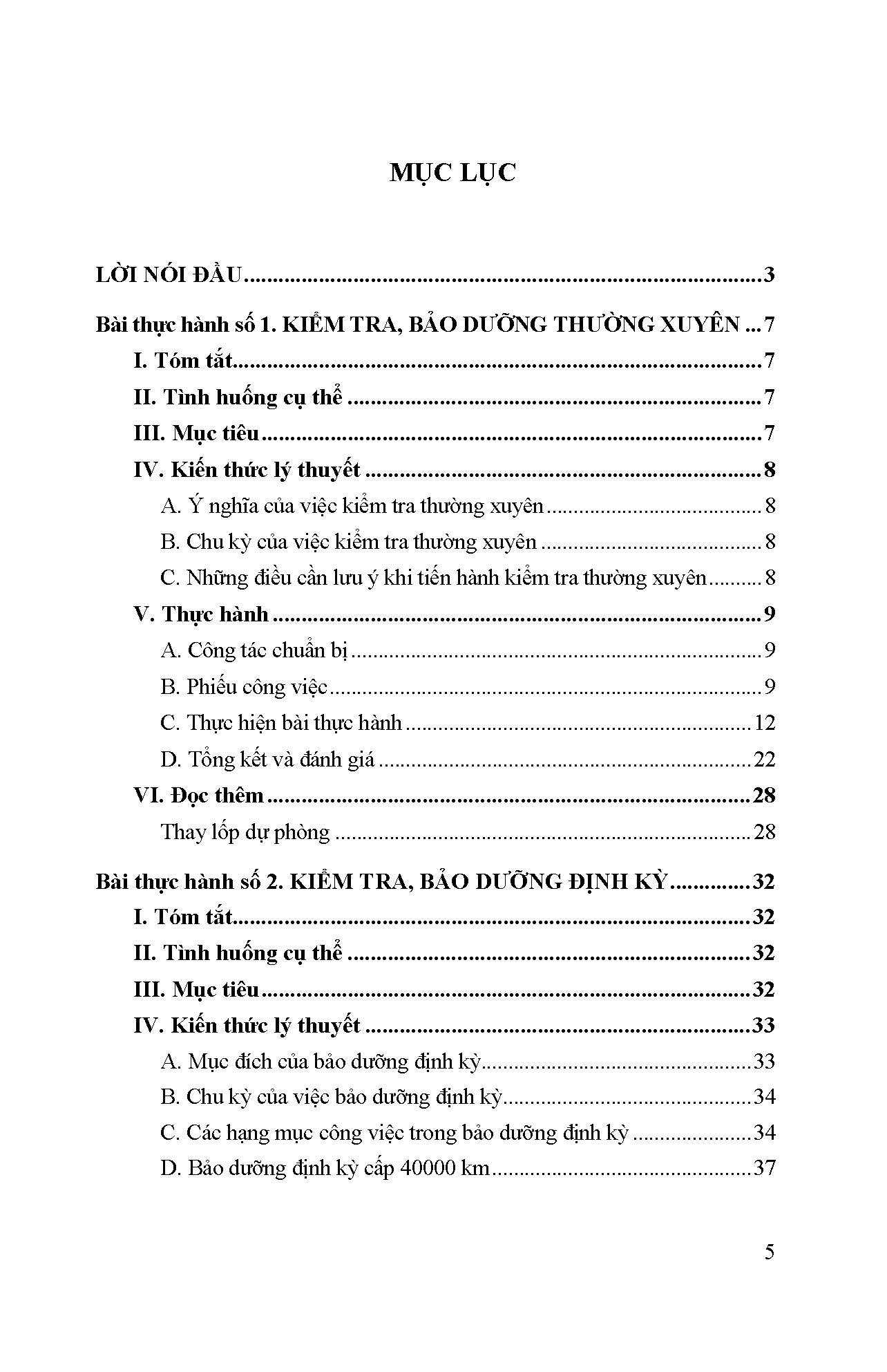 Sách Kỹ Thuật Bảo Dưỡng Và Sửa Chữa Ô Tô Hiện Đại - Bảo Dưỡng Ô Tô