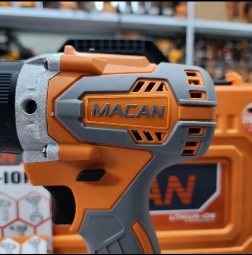 Máy Khoan Pin MACAN 3 Chức Năng 98Vf, Máy Khoan Từ 13ly Không Chổi Than Kèm Phụ Kiện