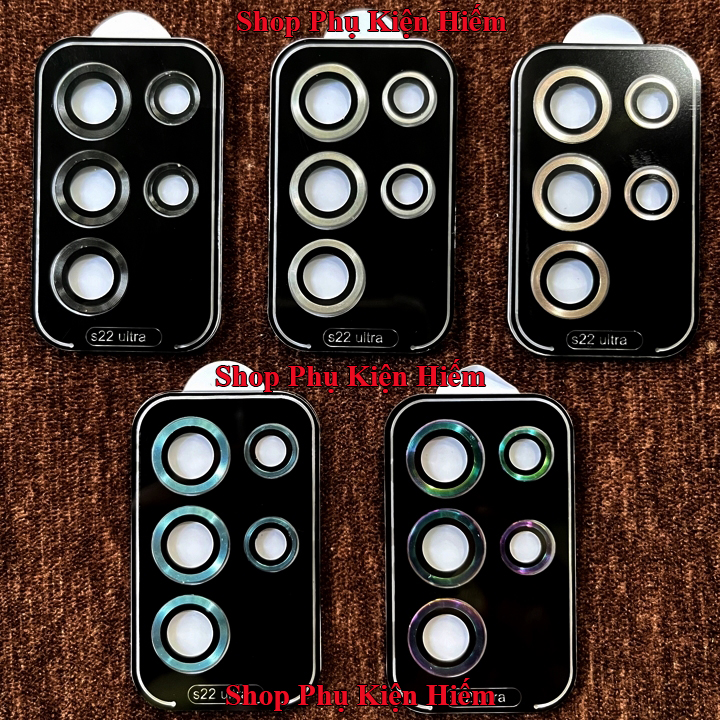 ốp bảo vệ camera, dán camera cho Samsung Galaxy S22 Ultra cao cấp - Hàng nhập khẩu