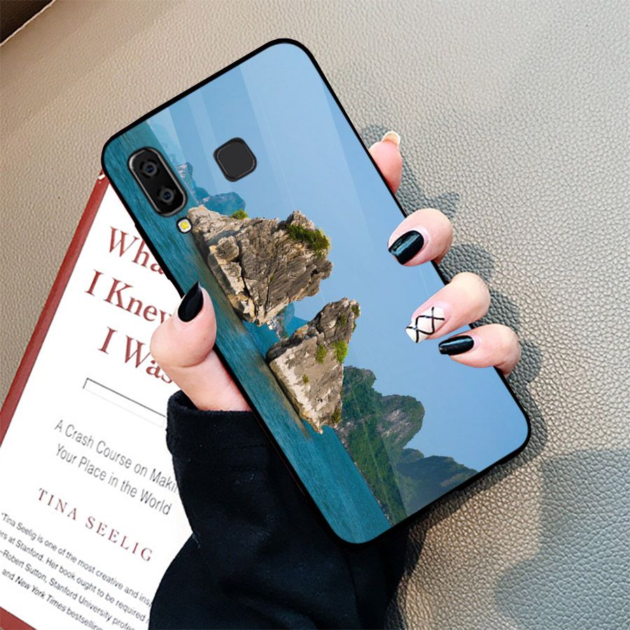 Ốp kính cường lực cho điện thoại Samsung Galaxy A70 - vịnh hạ long MS HALONG009