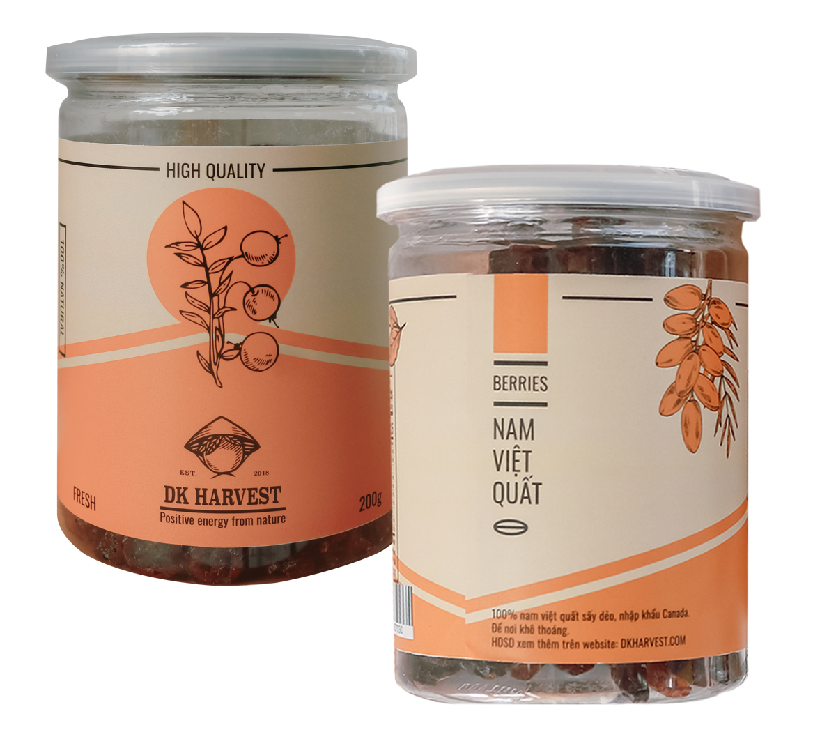 COMBO SIÊU TIẾT KIỆM 2 hũ Nam Việt Quất DK Harvest nhập khẩu - 200g