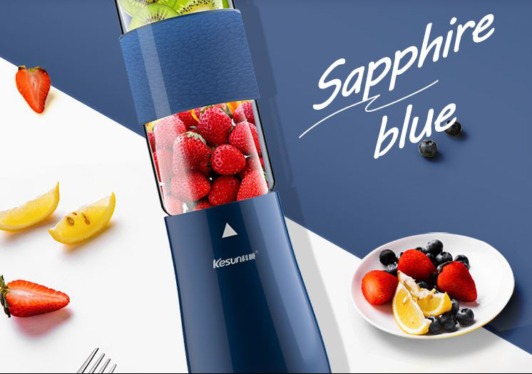 Kesun (Jes-JZ-GZ08) mini food machine juicer juice milkshake food supplement stirring portable accompanying glass body