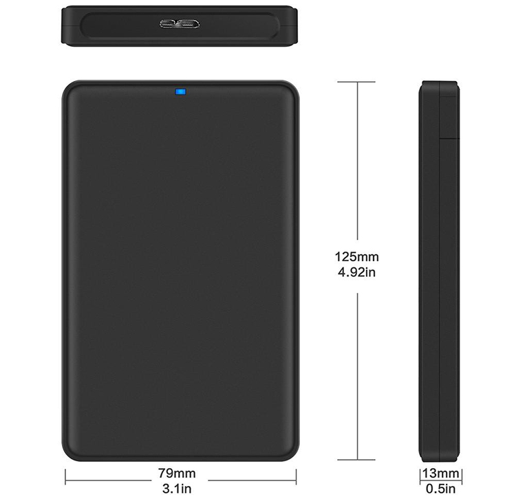 Hộp Đựng Ổ Cứng 2.5 inch To USB 3.0 Orico 999 – Hàng Nhập Khẩu