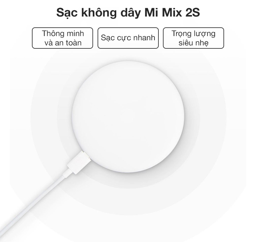 Đế sạc không dây thông minh Xiaomi Trắng