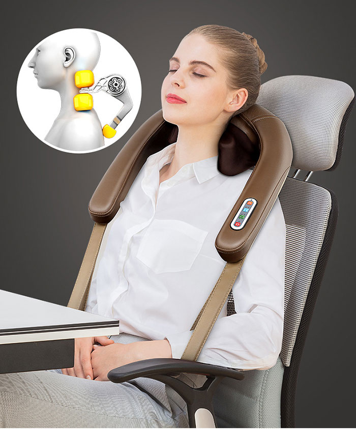 Máy massage xoa bóp dây ấn huyệt đạo cổ vai gáy MZ-666C