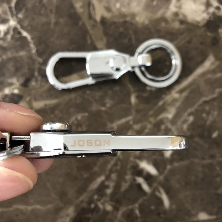 Móc treo chìa khóa cao cấp ô tô, xe máy, gia đình thương hiệu Jobon ZB-098 - Hàng Chính Hãng
