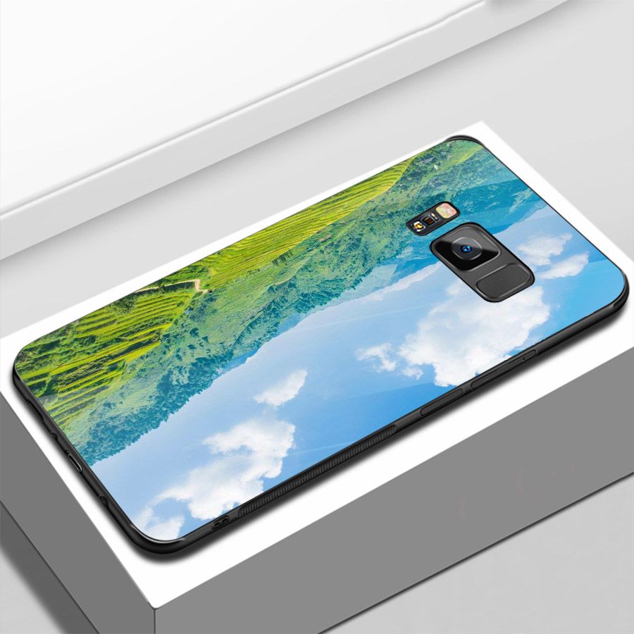 Ốp kính cường lực cho điện thoại Samsung Galaxy S8 - Quê Hương MS QHUONG020