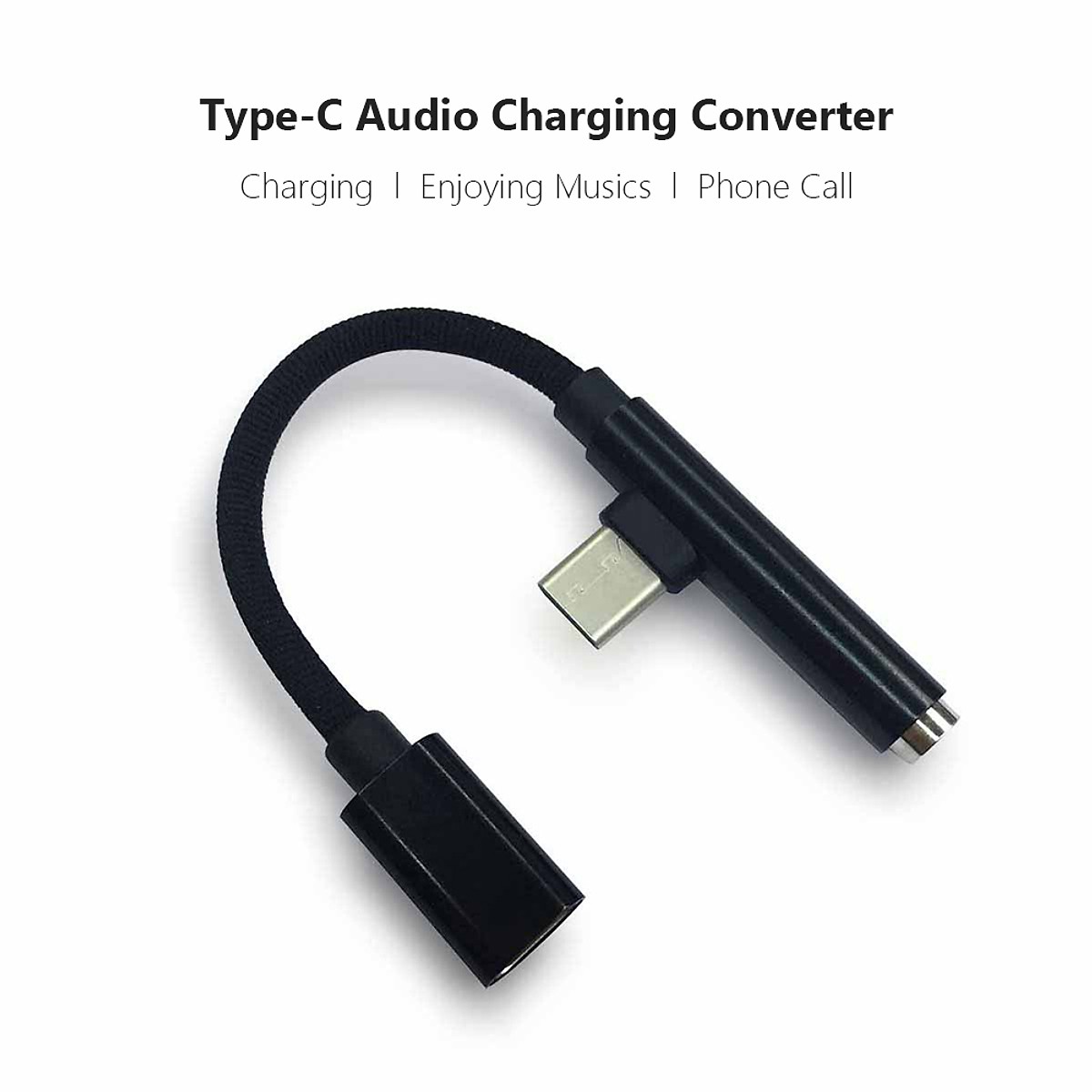 Cáp Chuyển Đổi Âm Thanh AUX Từ Type C Sang Cổng 3.5 mm Cáp Chuyển Đổi Âm Thanh AUX Từ Type C Sang Cổng 3.5 mm