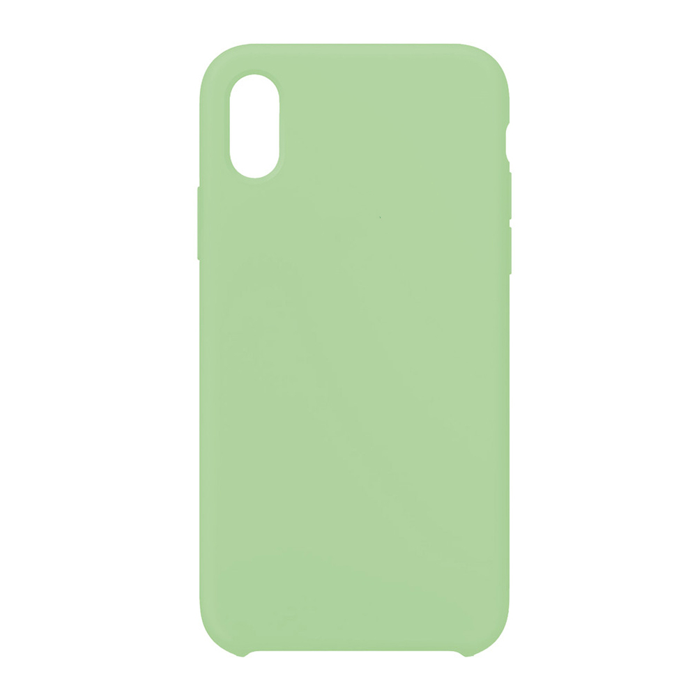 Ốp lưng silicone case cho iPhone X/ XS chống sốc chống bám bẩn có lớp nhung lót mặt trong chống trầy xước điện thoại - Hàng chính hãng
