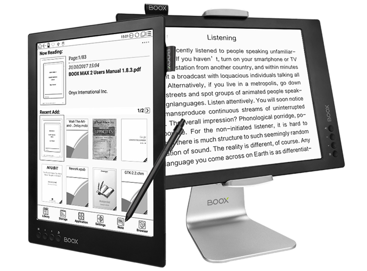 Máy Đọc Sách Onyx Boox Max2 Pro (E-ink 13,3 inch) - Đen - Hàng Chính Hãng