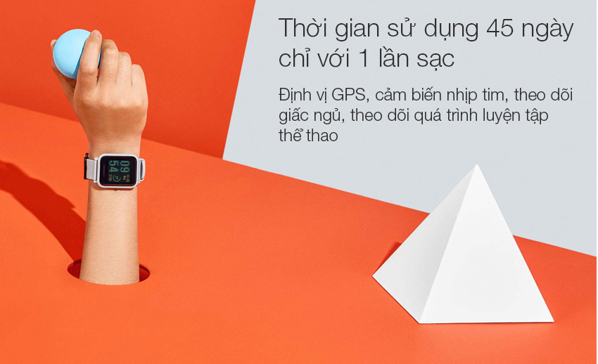 Đồng Hồ Thông Minh Xiaomi Amazfit Bip - Hàng Chính Hãng
