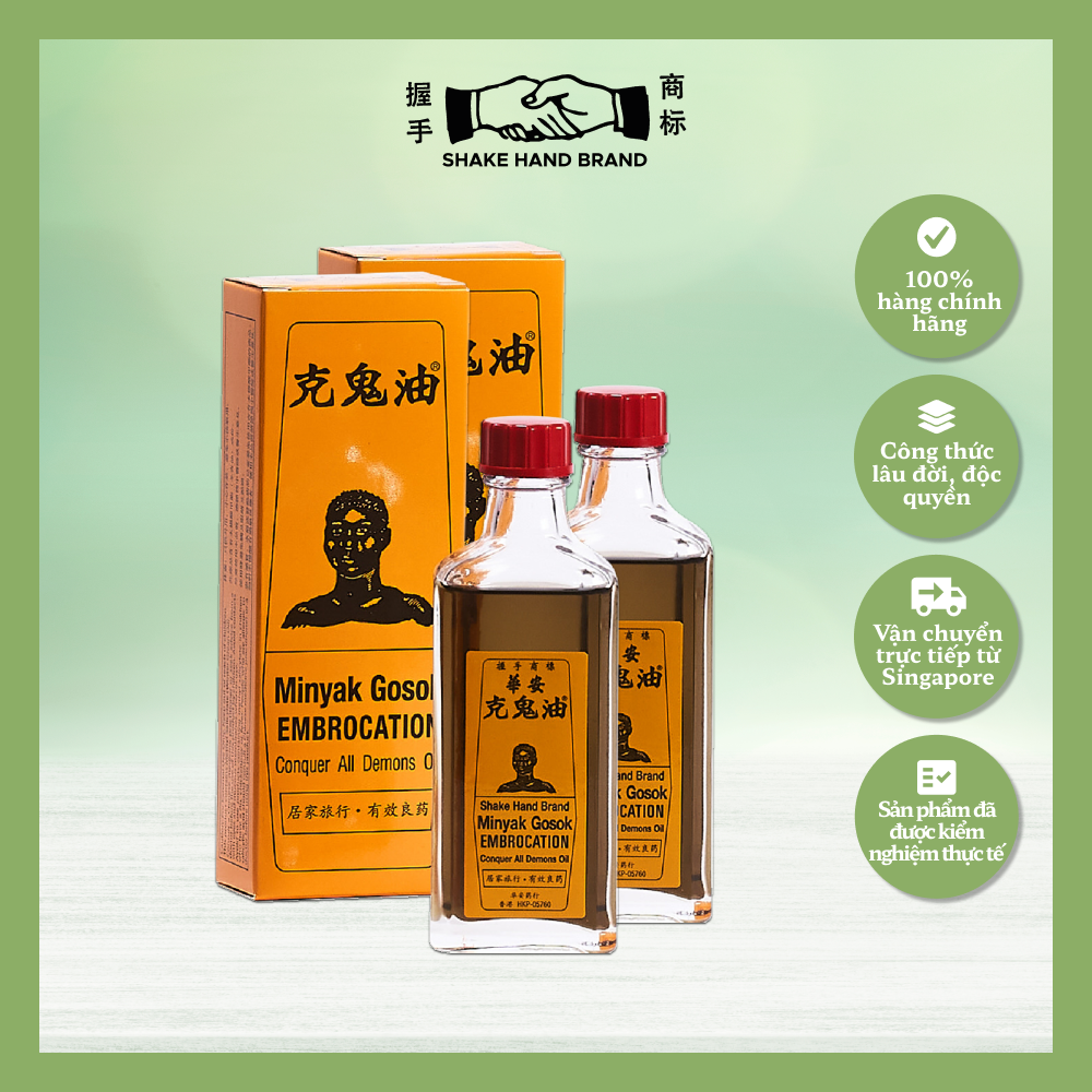 Combo 2] Dầu xoa bóp Singapore Chinh Phục Quỷ Shake Hand chuyên ...
