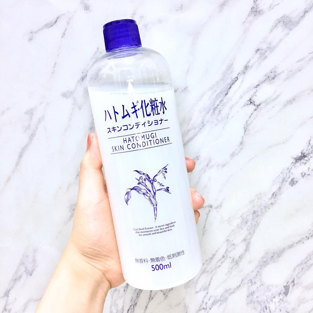 Nước hoa hồng chiết xuất  Ý Dĩ Naturie Hatomugi - 500ml