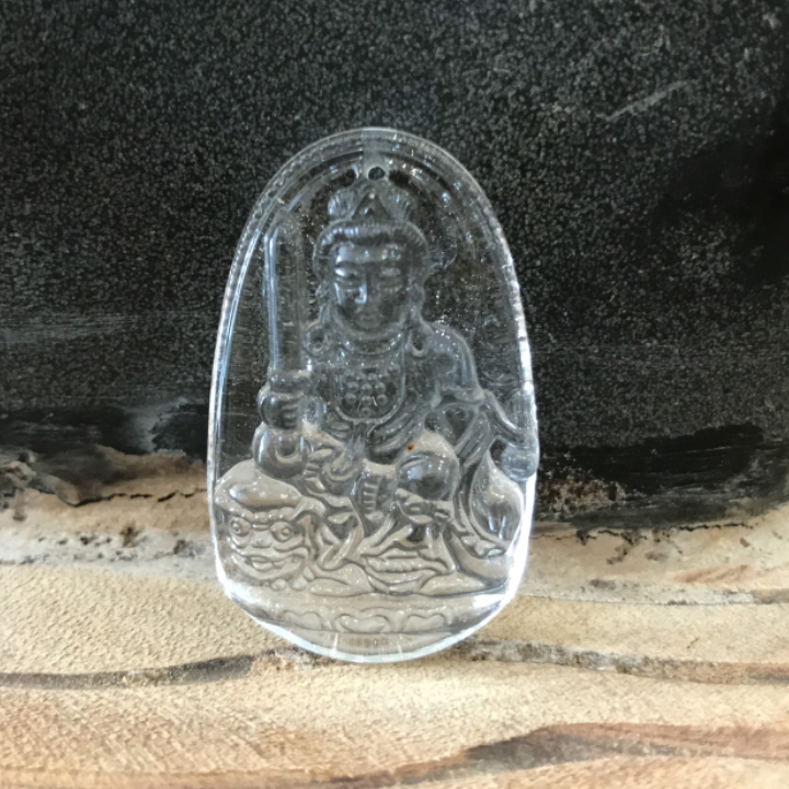 Văn Thù bồ tát lưu ly trắng