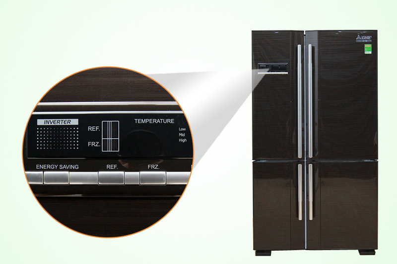 Tủ Lạnh Inverter Mitsubishi MR-L72EH-BRW-V (580L) - Hàng chính hãng