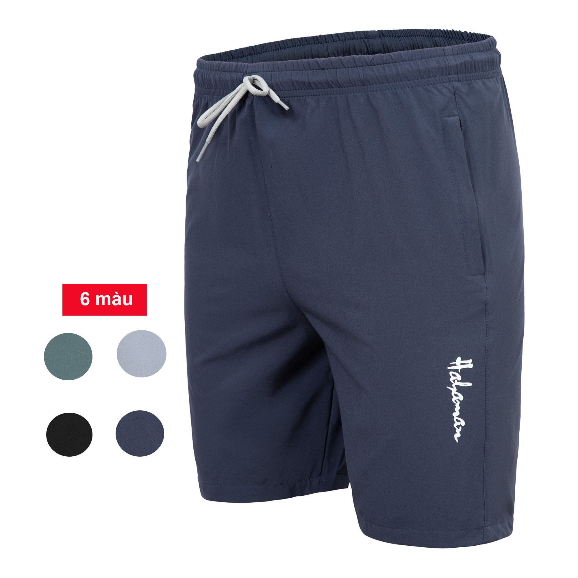 Quần short dù gió HAHAMAN thể thao co giãn cao cấp QD0025