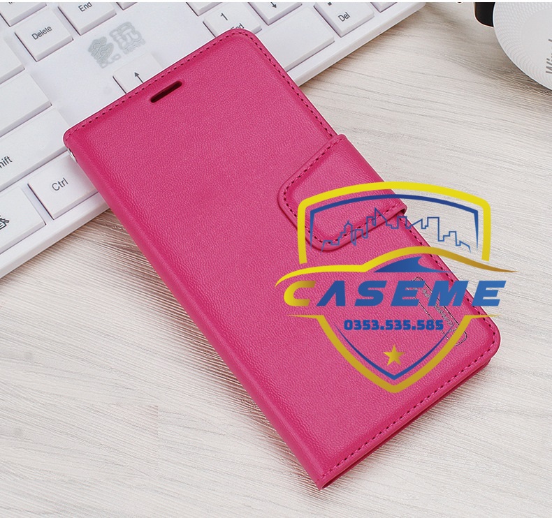 Bao da dạng ví dành cho OPPO Reno7 5G hiệu Hanman có quai cài - Hàng Chính Hãng