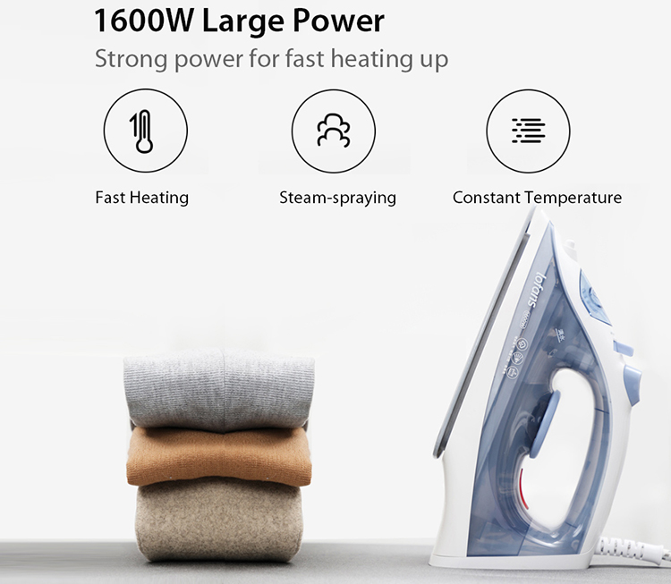 Xiaomi Mijia Lofans Electric Steam Iron Household Portable Garment Ironing Fabric Steamer Fast Heat Up Wrinkle - Blue
