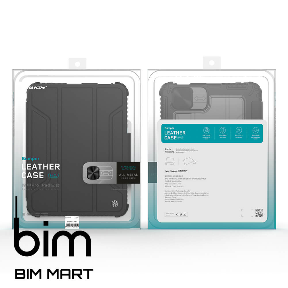 Bao da dành cho iPad Mini 6 - 8.3 inch 2021 có nắp bảo vệ camera Nillkin Bumper Leather - Hàng chính hãng