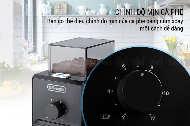 Máy Xay Cà Phê DeLonghi KG79 – Đen - Hàng Chính Hãng