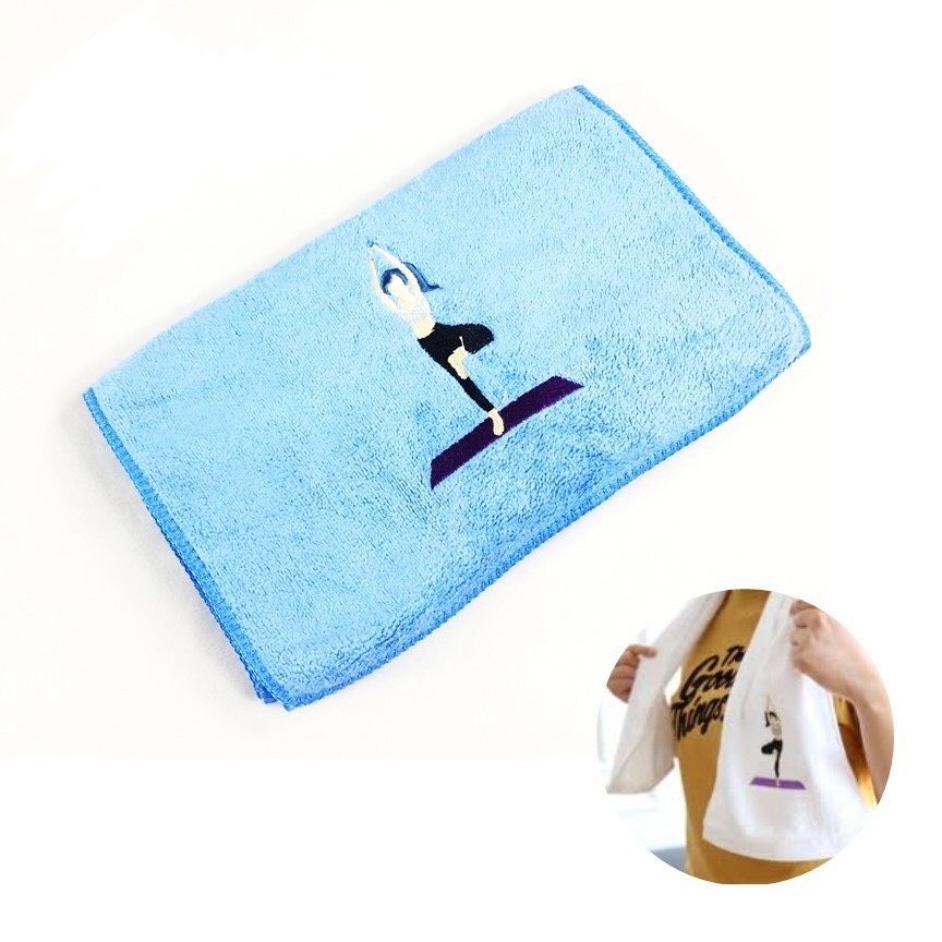 Khăn lau mồ hôi tập Yoga,Khăn cotton thể thao lau siêu  thấm mồ hôi (ảnh và video thực tế)