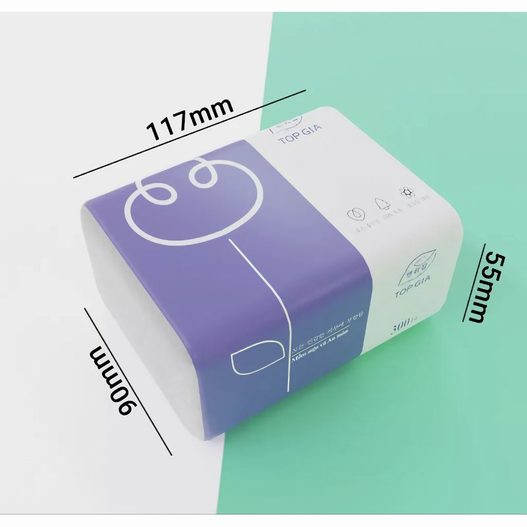 Khăn giấy topgia 4 lớp cao cấp dạng rút tiết kiệm, tiện lợi, siêu mềm mịn an toàn cho mọi loại da 16gói
