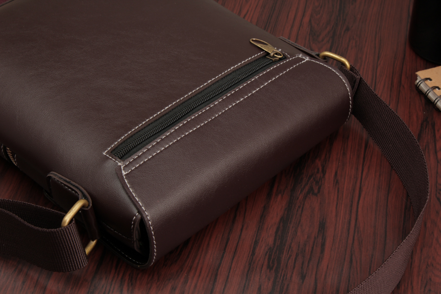 Túi Đeo Chéo Nam 4U D272N (28 x 24 cm) - Nâu