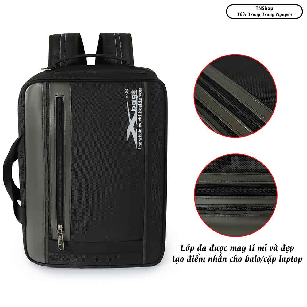 Balo laptop Xbags Simple  Xb 4101 - Cặp Công Sở Đa Năng, Chống Thấm Nước, Nhiều Ngăn Tiện Lợi, Sử Dụng Đi Làm - Đi Học Đều Được