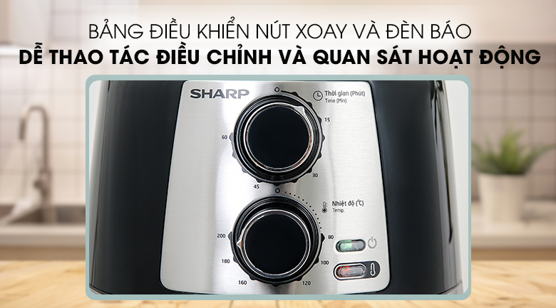 Nồi Chiên Không Dầu Sharp KF-AF42MV-ST – Hàng Chính Hãng