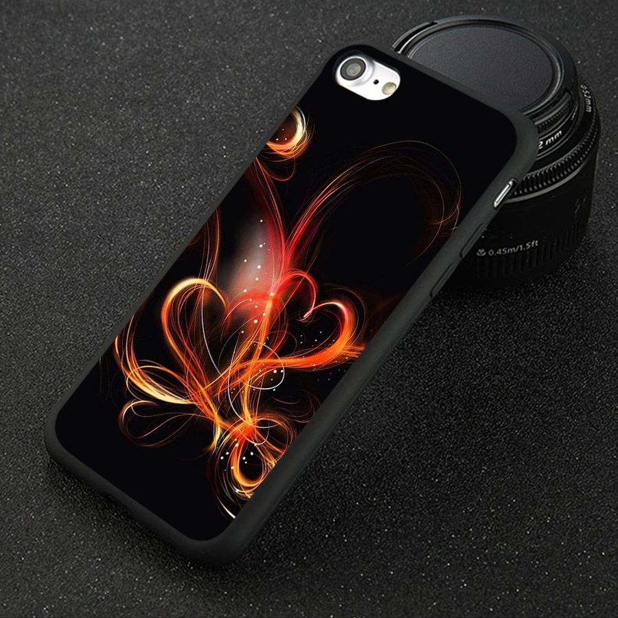 Ốp điện thoại iPhone 5/5s/se - trái tim tình yêu MS LOVE082
