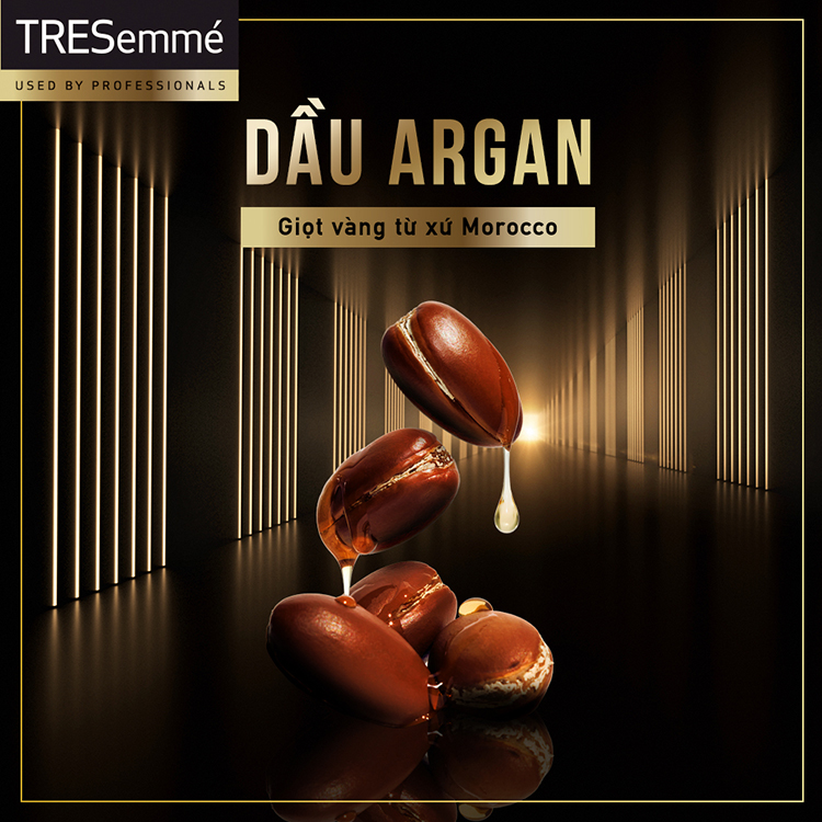Dầu Gội Tresemmé Keratin Smooth Tinh Dầu Argan Và Keratin Vào Nếp Suôn Mượt (850g)