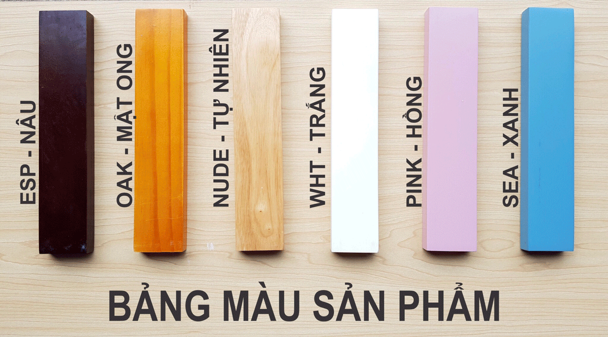 Bảng màu sản phẩm