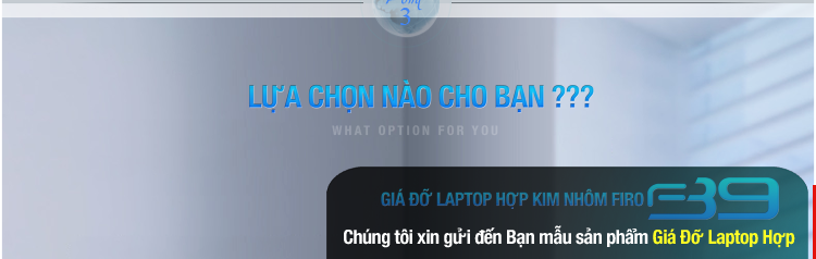 Giá Đỡ Laptop Bằng Nhôm Gấp Gọn FIRO F39 - Hàng Chính Hãng - https://tiki.vn/cua-hang/firo-official-store