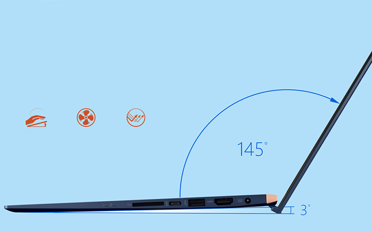 Laptop ASUS ZenBook UX534FTC-AA189T (Core i7-10510U/ 16GB LPDDR3 2133MHz/ 1TB SSD M.2 PCIE G3X4/ GTX 1650 4GB/ 15.6 FHD IPS/ Win10) - Hàng Chính Hãng