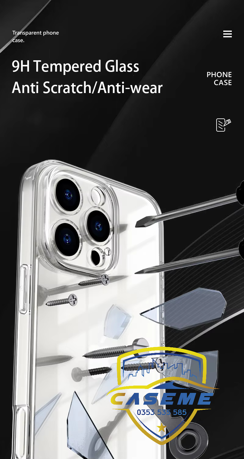 Ốp lưng cho iPhone 16 Pro Max, iPhone 16 Pro, iPhone 16 Plus, iPhone 16 hiệu LIKGUS trong suốt bảo vệ camera, chống ố, chống sốc cao cấp - Hàng chính hãng.