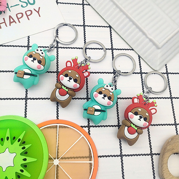 Móc khóa Shiba dễ thương nhiều mẫu ngẫu nhiên Moc khoa shiba