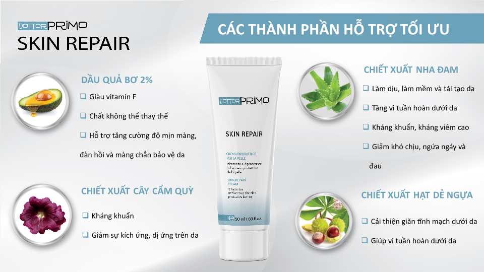 Thành phần Dottorprimo Skin Repair