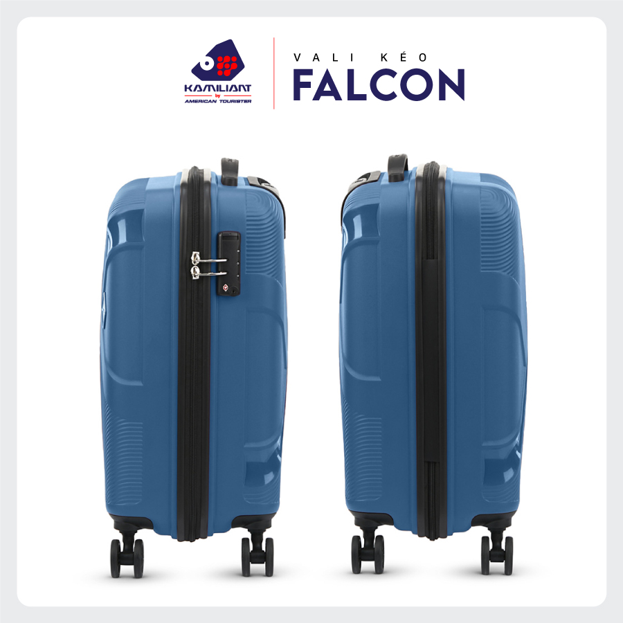 [ TIKI TRỢ GIÁ ] Vali kéo Falcon KAMILIANT BY AMERICAN TOURISTER MỸ : Thương hiệu Chính Hãng , bảo hành quốc tế trên 118 quốc gia