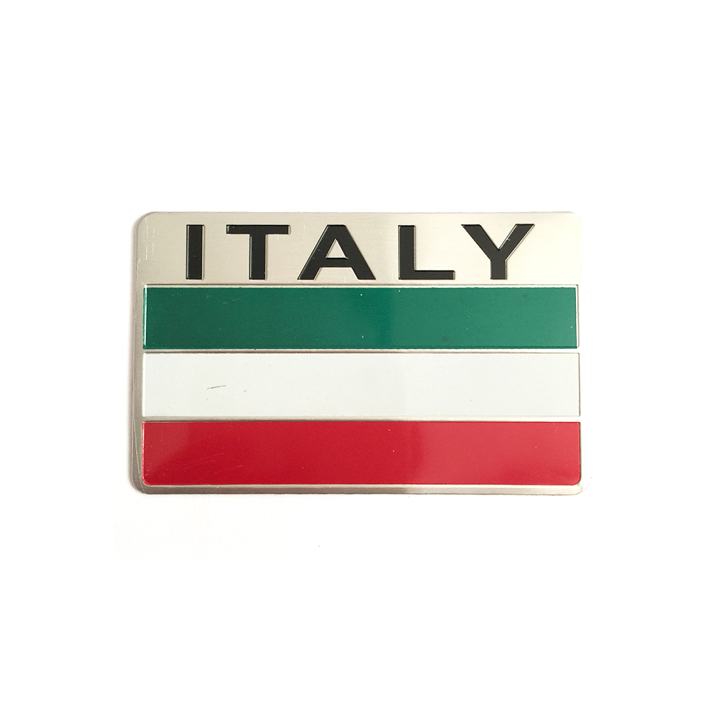 Tem nhôm cờ Italy dán xe máy