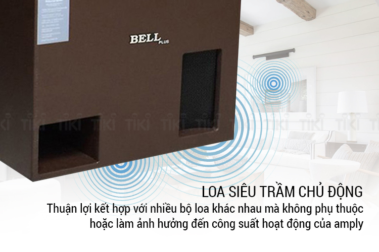 Loa sub điện 4 tấc BELLPlus hỗ trợ cho dàn karaoke gia đình