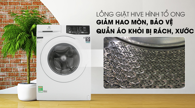 Máy Giặt Cửa Trước Inverter Electrolux EWF7525DQWA (7.5kg)-Hàng Chính Hãng Máy Giặt Cửa Trước Inverter Electrolux EWF7525DQWA (7.5kg)-Hàng Chính Hãng