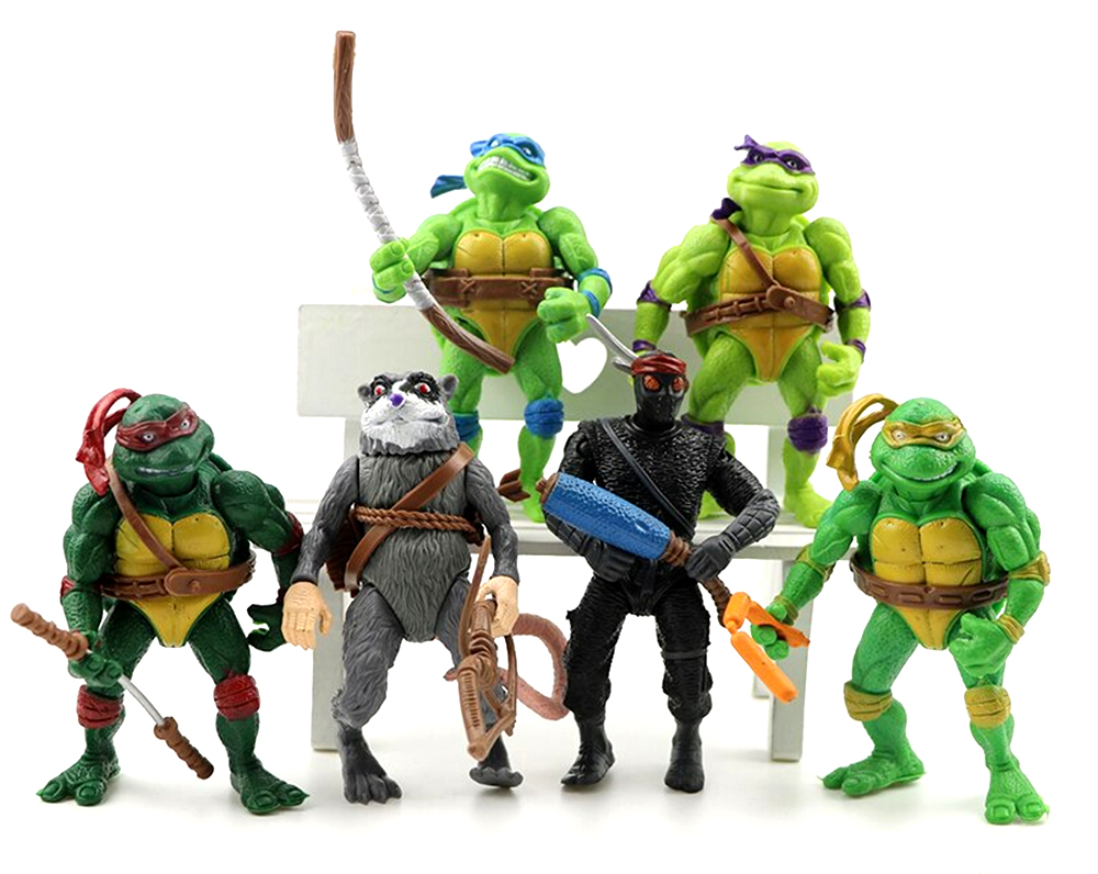 Bộ Đồ Chơi Lego 06 Mô Hình Nhân Vật Ninja Rùa - Ninja Turtle Toys (Cao 12 cm)