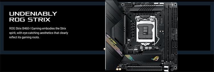 Bo Mạch Chủ Mainboard ASUS ROG STRIX B460-I GAMING - Hàng Chính Hãng